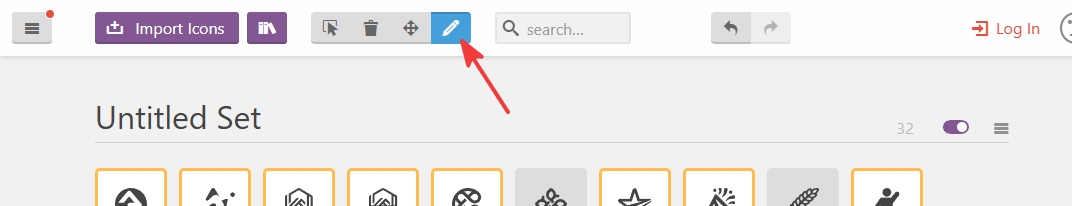 Activate 'Edit' tool